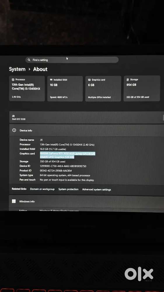 Dell G15 5530