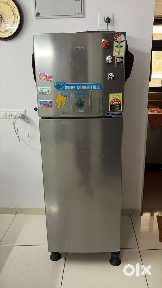 Haier double door refrigerator with excellent condition
