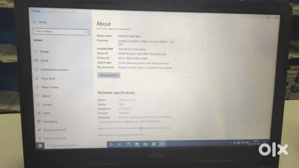 Dell laptop