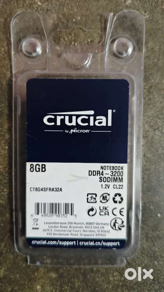 CRUCIAL RAM 16gb laptop ram - Computer Accessories - 1816170925