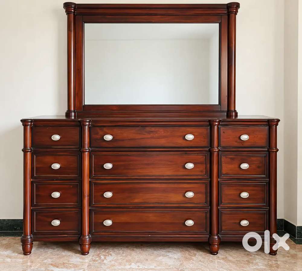Premium Dressing Table Unit with Chest of Drawers (64 Wide - Other ...