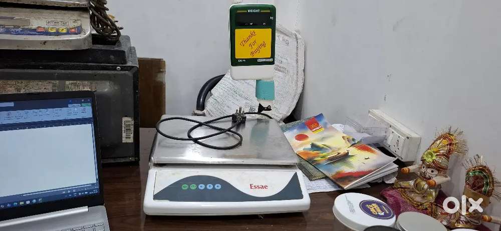 Weighing scale, Sealing machine,  steel & acrylic trays