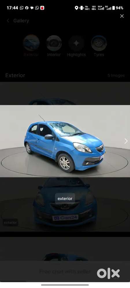 Honda Brio 2014 Petrol 109000 Km Driven