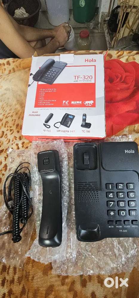 Land line phone telephone
