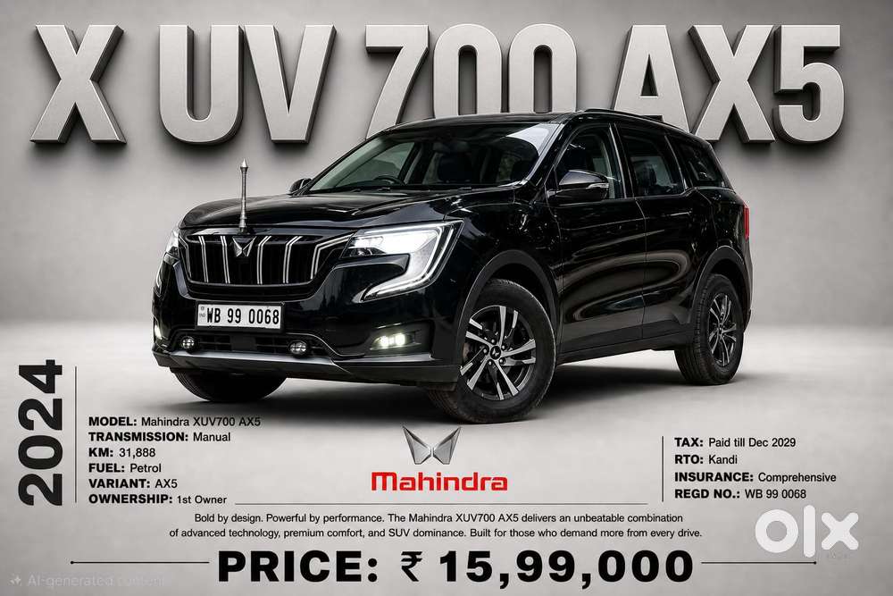 Mahindra Xuv700 2.2 Ax 5 Diesel Mt 7 Str, 2024, Diesel