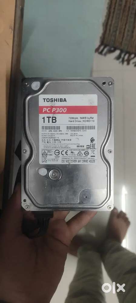Toshiba 1 TB HDD 7200 RPM