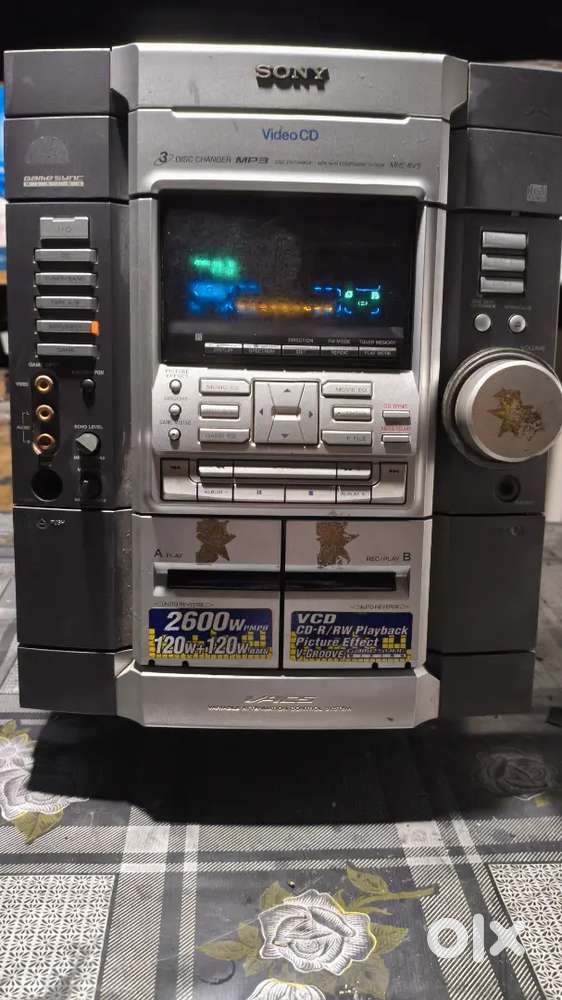 Sony Music System RV 5 Aux And Radio Working