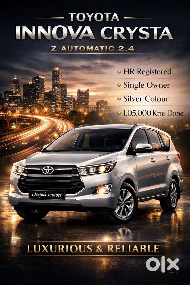 Toyota Innova Crysta [2020-ongoing] 2.4 Zx At 7 Str, 2022, Diesel
