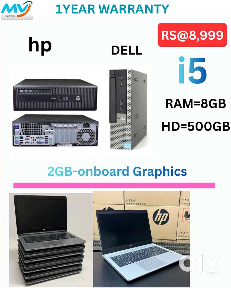 use desktop for daily basic software. hp dell