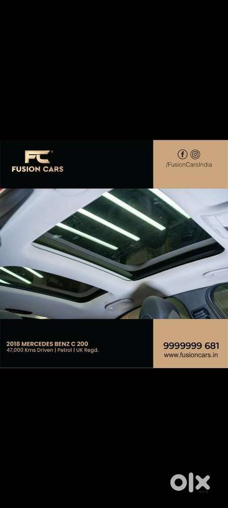 Mercedes-benz C-class C 200, 2018, Petrol