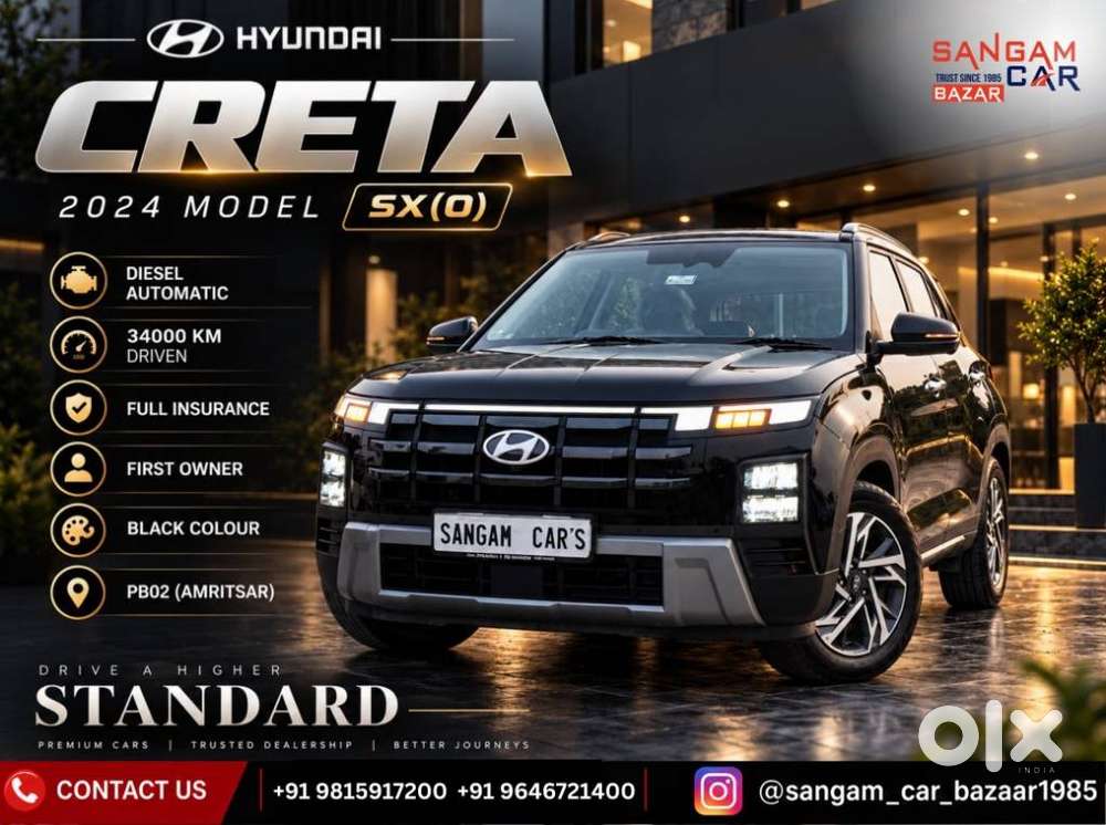Hyundai Creta 1.5 Sx (o) Diesel, 2024, Diesel