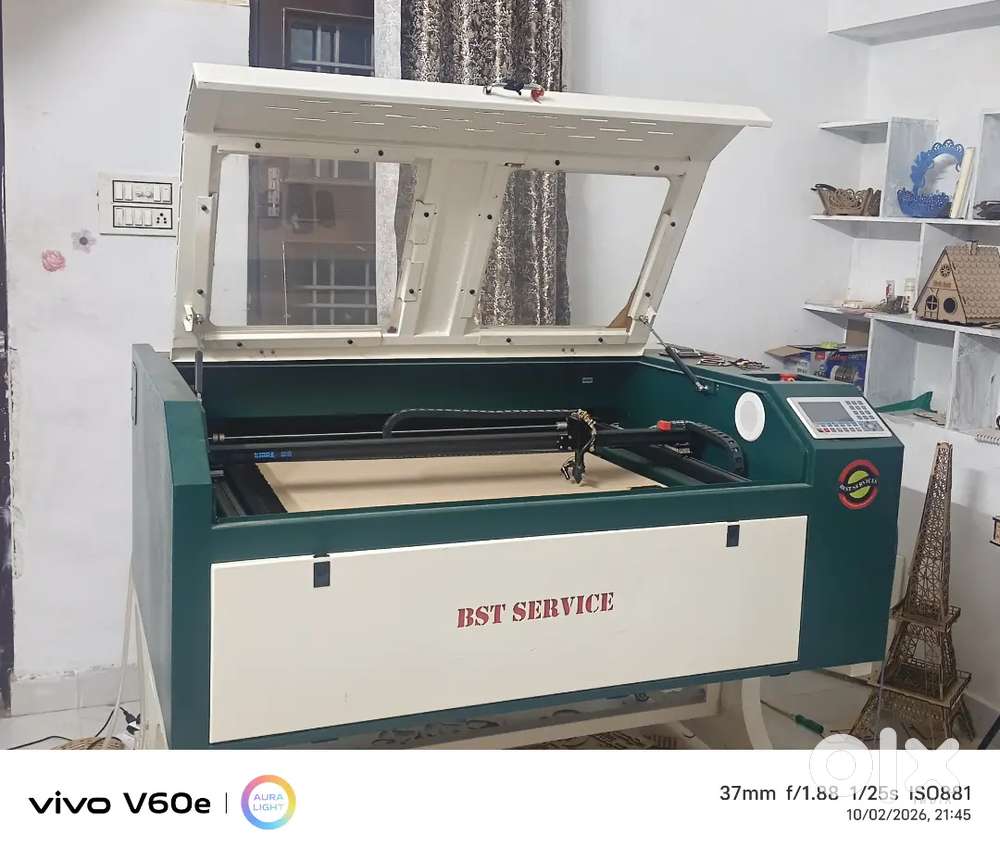 BST 810B PRO RD 100W/80W CO2 LASER CUTTING AND ENGRAVING MACHINE 600*9