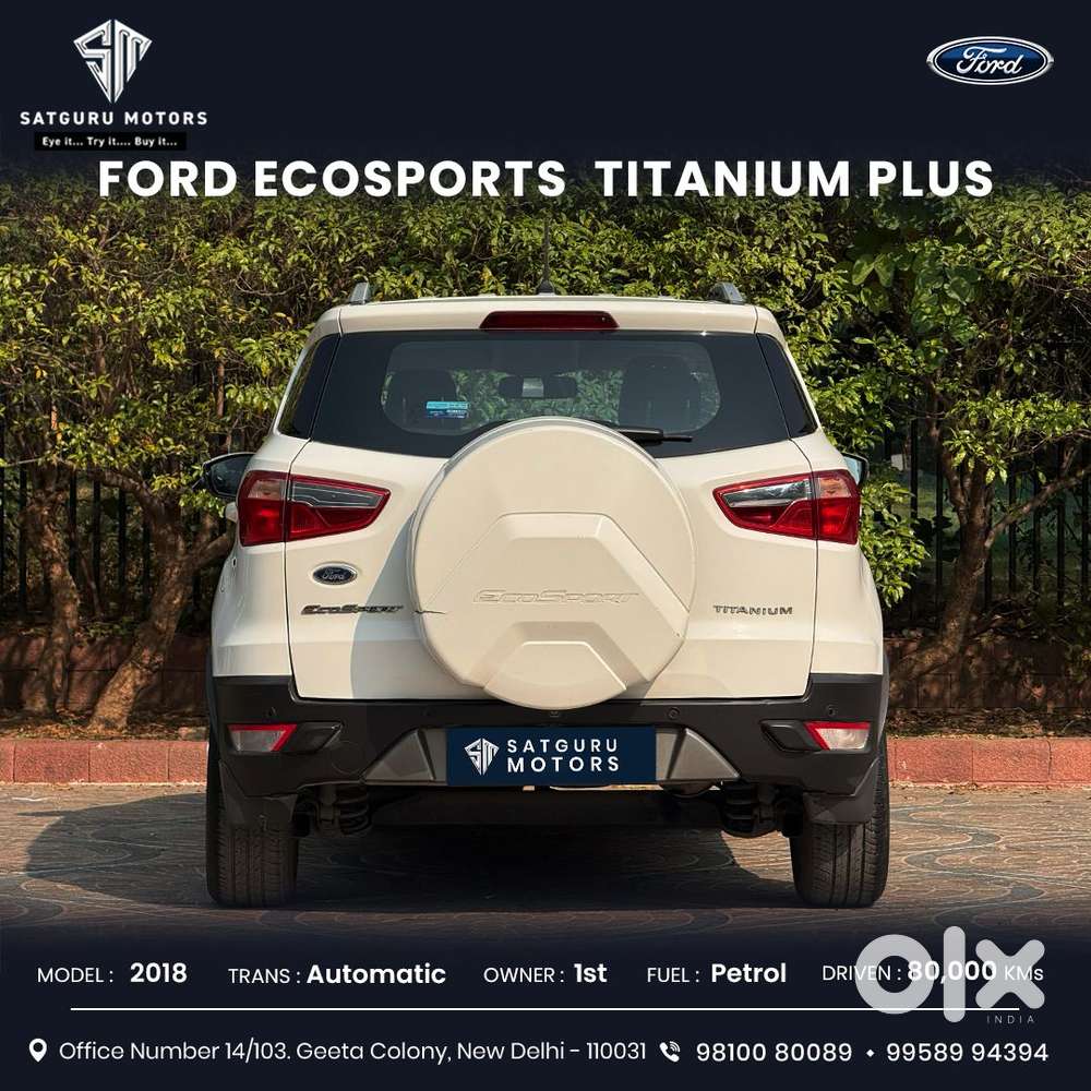 Ford Ecosport [2017-2021] 1.5 Titanium Ti Vct At, 2018, Petrol