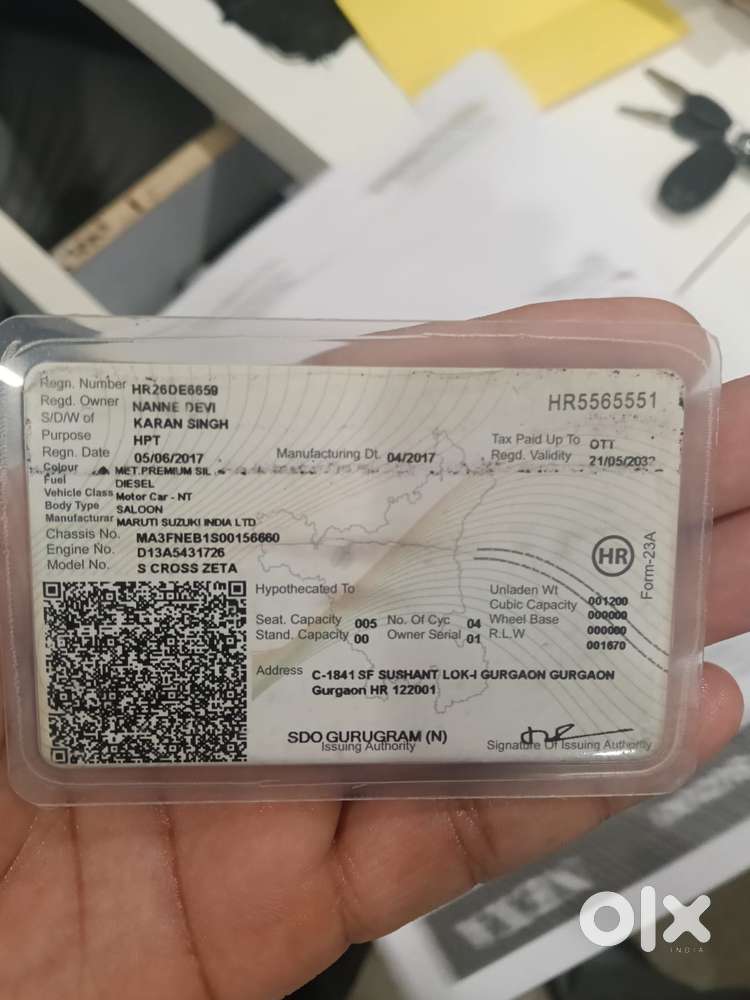 Maruti Suzuki S Cross Zeta Shvs, 2017, Diesel