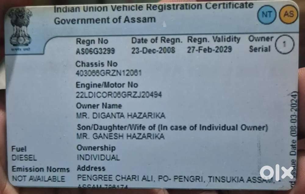Tata Safari 2008 Diesel 132584 Km Driven