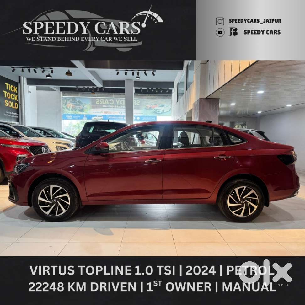 Volkswagen Virtus Topline 1.0 Tsi Mt (electric Seats), 2024, Petrol