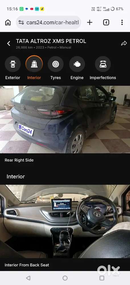 Tata Altroz Xm Petrol 2023