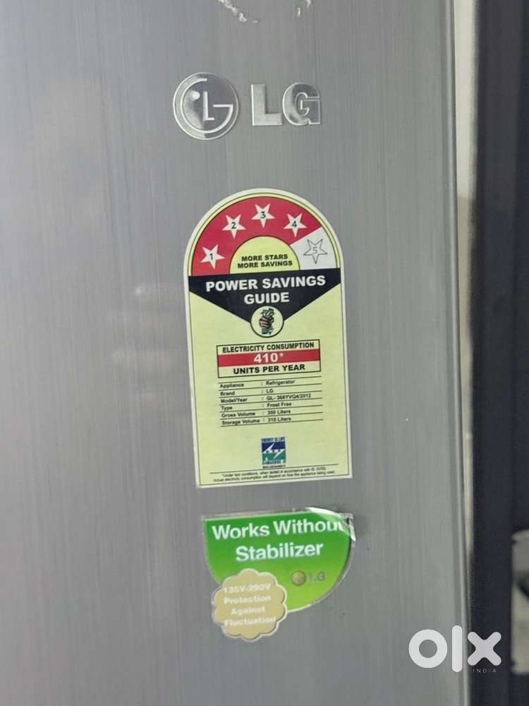 Lg double door fridge