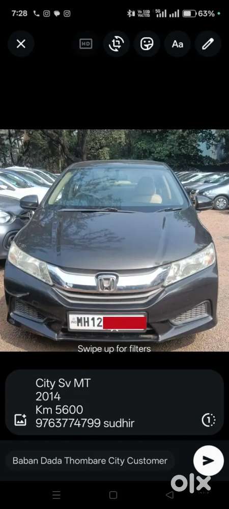 Honda City I Vtec Sv, 2014, Petrol