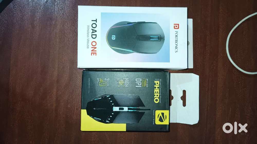 1. Portronics Toad One Wireless Gaming mouse 2. Zebronics Zeb-PHERO