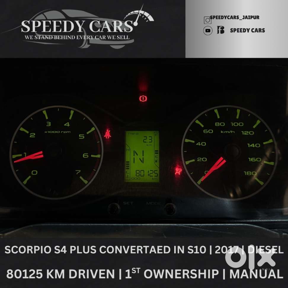 Mahindra Scorpio S4 Plus, 2017, Diesel