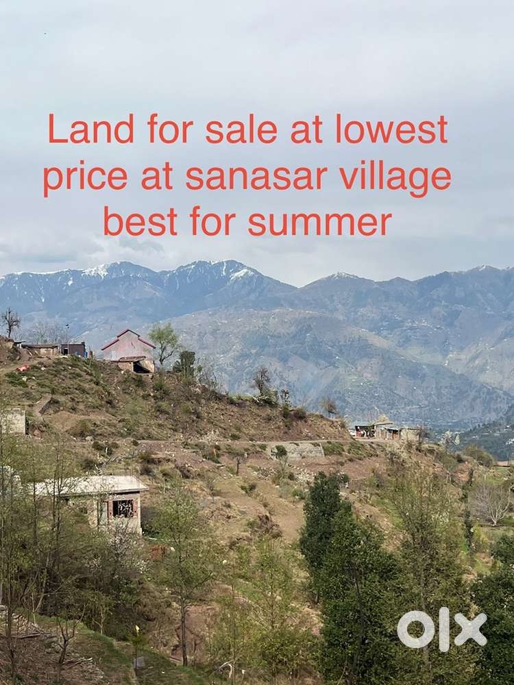 Land For Sale At Sanasar Village Best For Summers