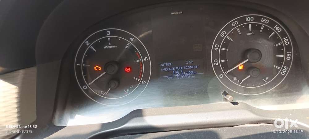 Toyota Innova Crysta 2.4 G Mt, 2017, Diesel