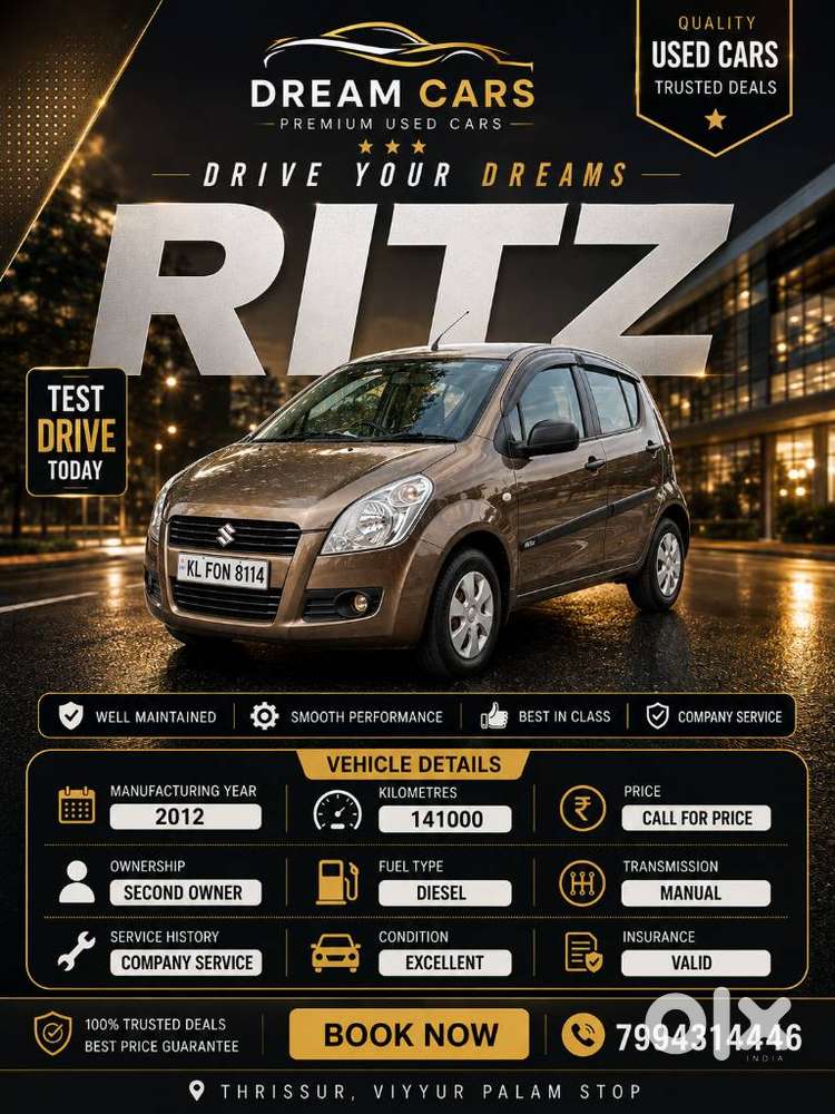 Maruti Suzuki Ritz Ldi, 2012, Diesel