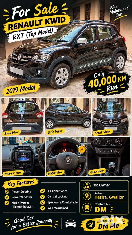 Renault Kwid Rxt Petrol 2019
