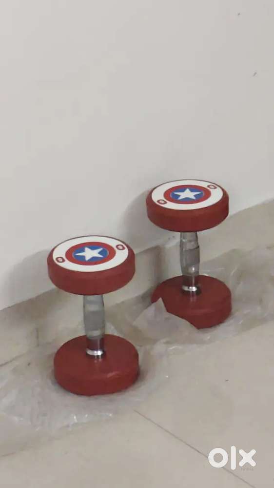 2x5kg dumbbells