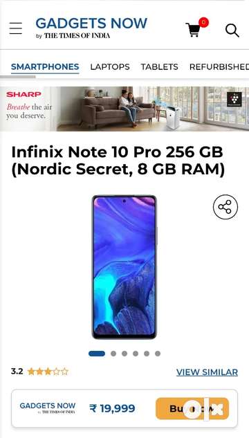 Infinix Note 10 Pro (8 GB RAM, 256 GB ROM) - Smartphone