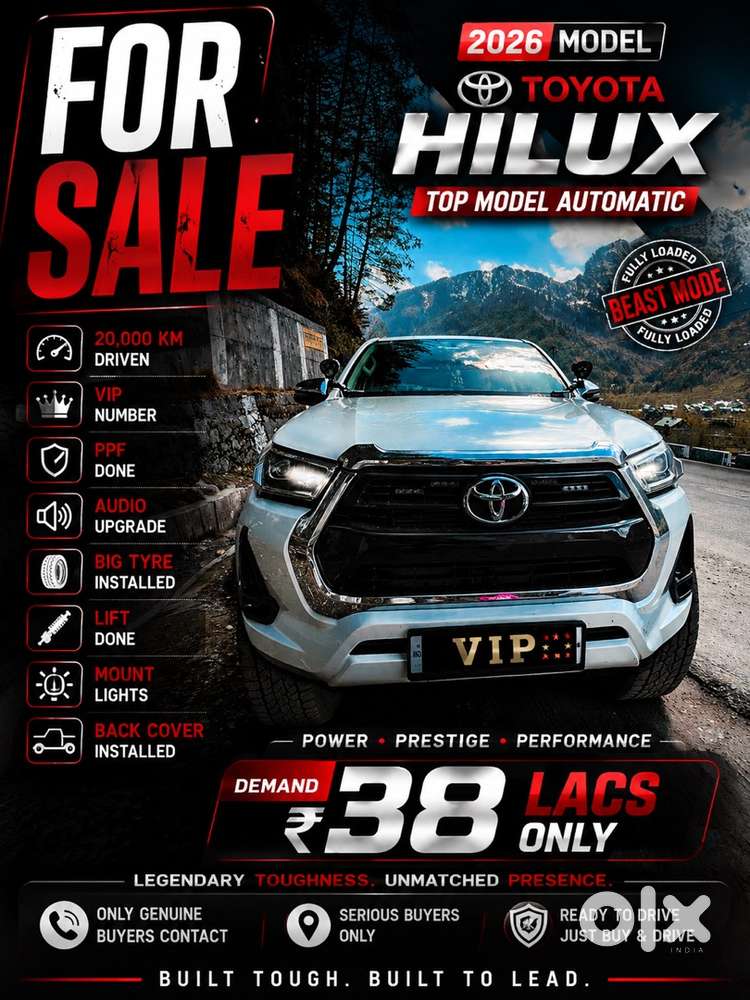 Toyota Hilux 2026 Diesel 20000 Km Driven