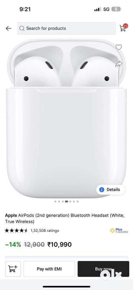 Price apple outlet airpods 2