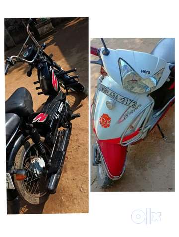 Motorcycle TVS XL Super heavy duty scooty pleasure Durgapur