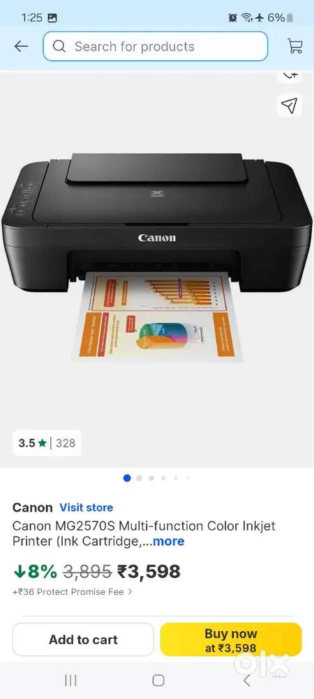 New like Canon Inkjet All in one Printer