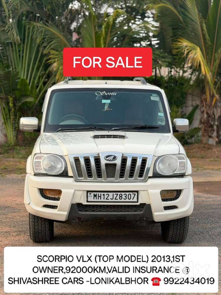 Mahindra Scorpio Vlx 2wd Bsiv, 2013, Diesel