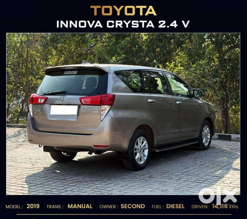 Toyota Innova Crysta 2.4 V 7 Str, 2019, Diesel