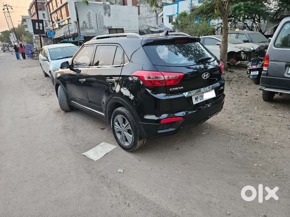 2017 Model Creta Black Colour Top Variant