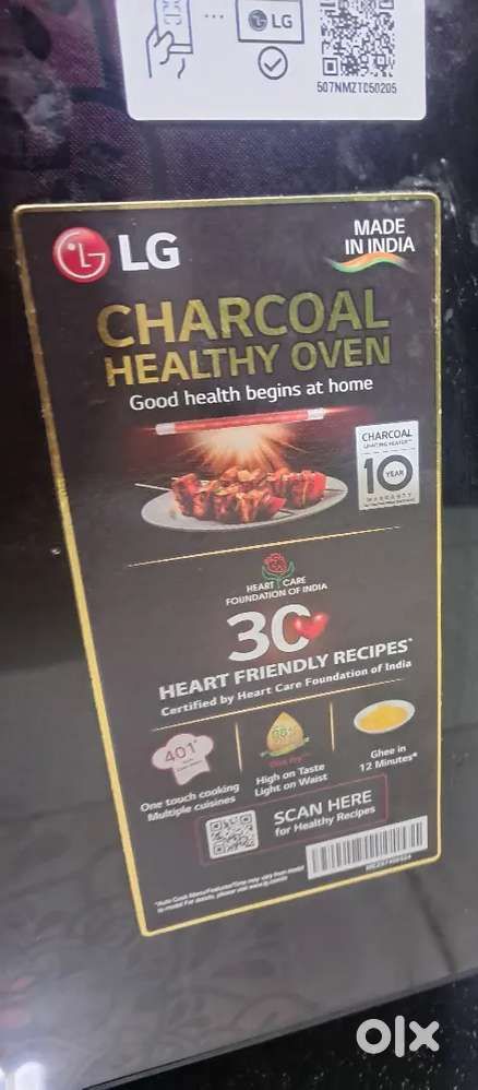 LG 28 ltr. Charcoal Convection Healthy Microwave Oven