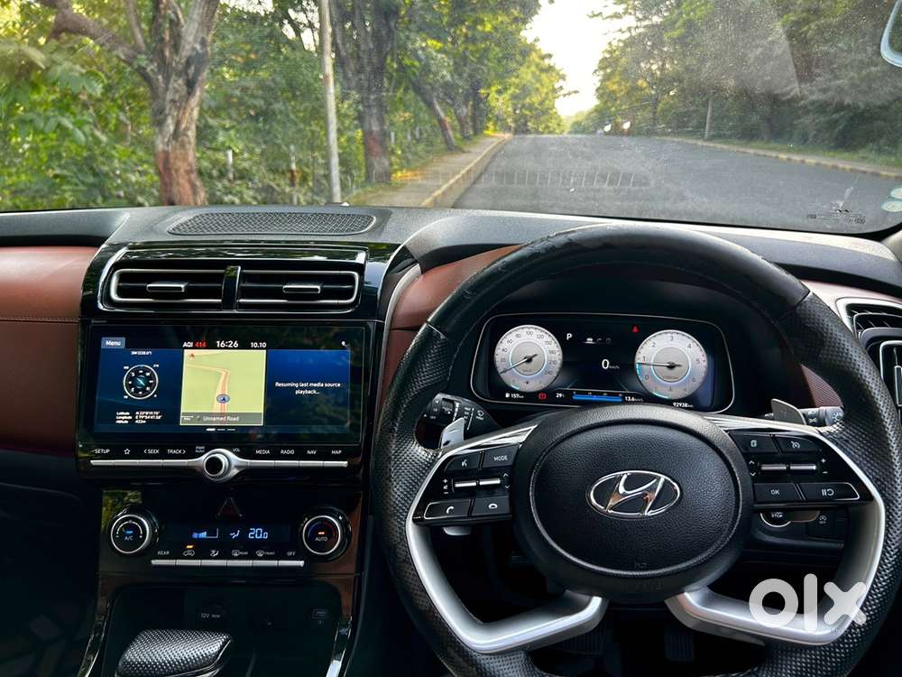 Hyundai Alcazar Platinum (o), 2023, Diesel-at, 7 Seater, Black