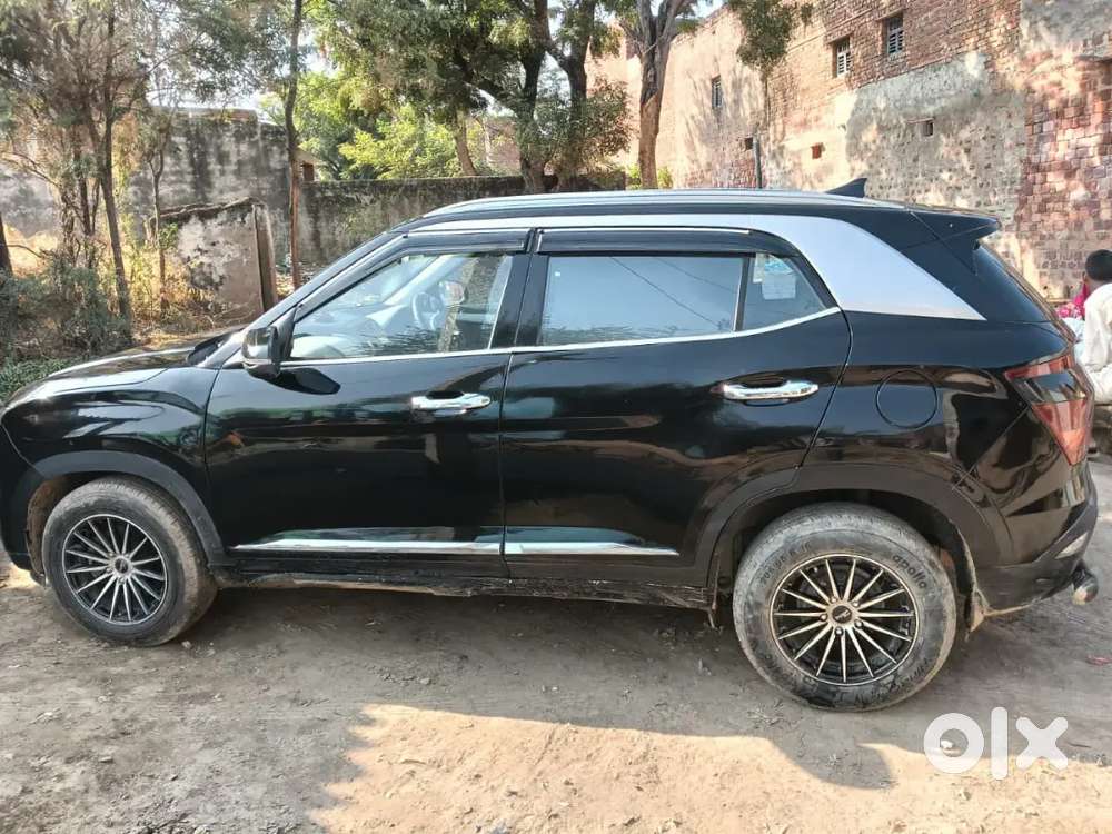 Hyundai Creta Facelift 2021 Petrol 83000 Km Driven Black Colour