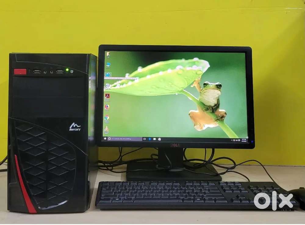 Intel Core i5.4th/ 8gb ram/ 256 gb ssd / 500 gb storage/ 19ins monitor