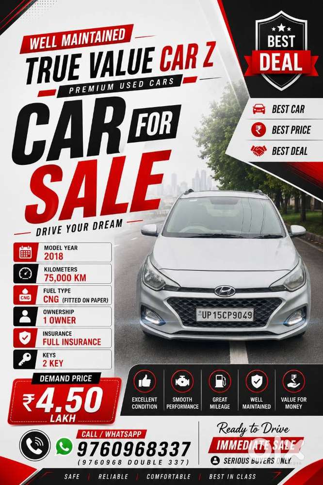 Hyundai Elite I20 Sportz (o) 1.2, 2018, Cng & Hybrids