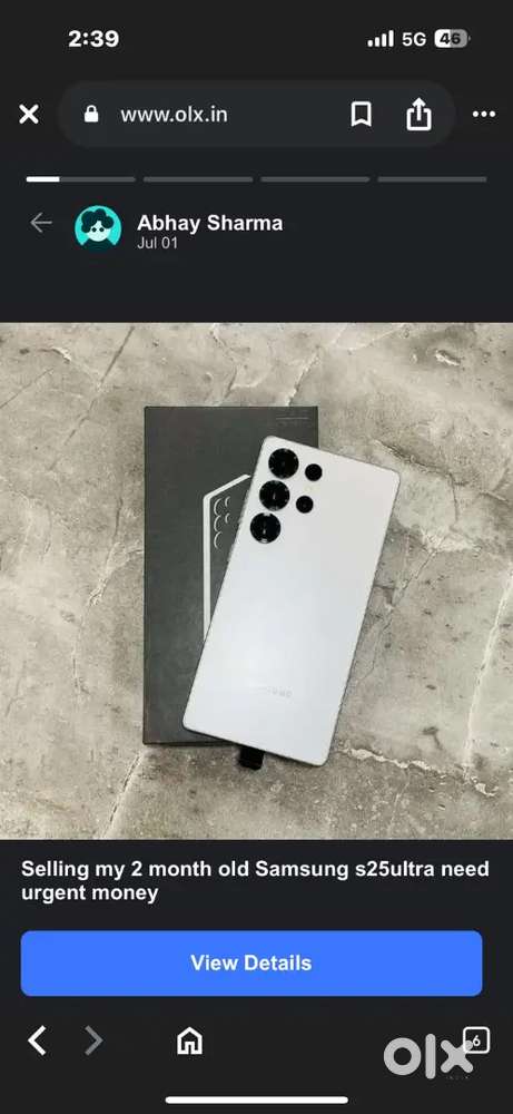 Samsung s25 ultra available now in your budget in mint condition