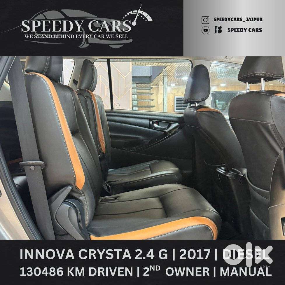 Toyota Innova Crysta 2.4 G Mt, 2017, Diesel
