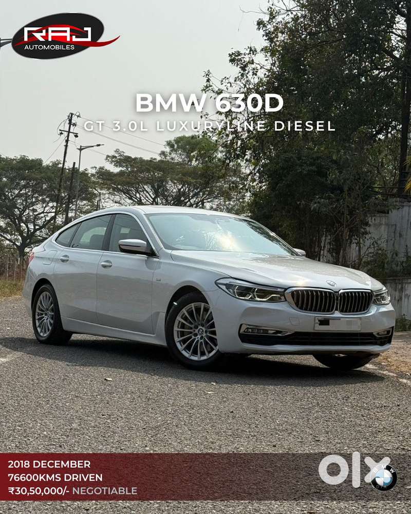 Bmw 6 Series 3.0 Gt 630d Luxury Line, 2018, Diesel