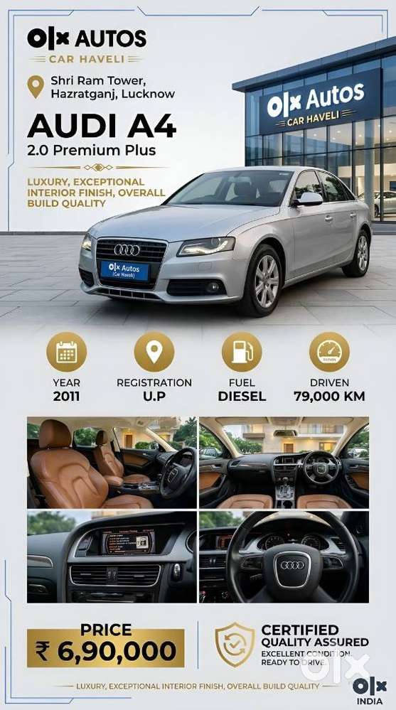 Audi A4 2.0 Tdi (177bhp) Premium Plus, 2011, Diesel