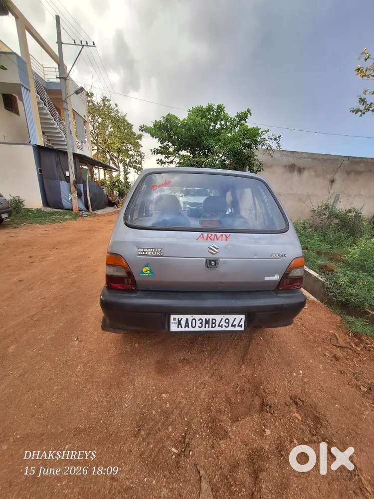 Maruti 800 – 2003 Model  3rd Owner  Good Condition