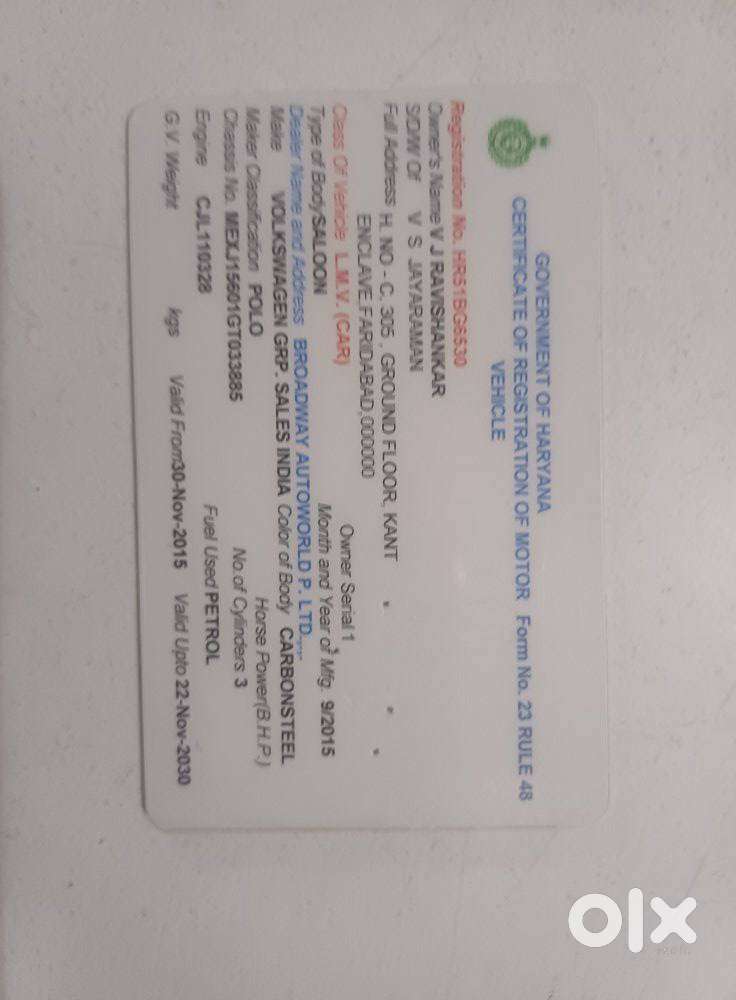 Volkswagen Polo 1.2 Mpi Highline Plus, 2015, Petrol