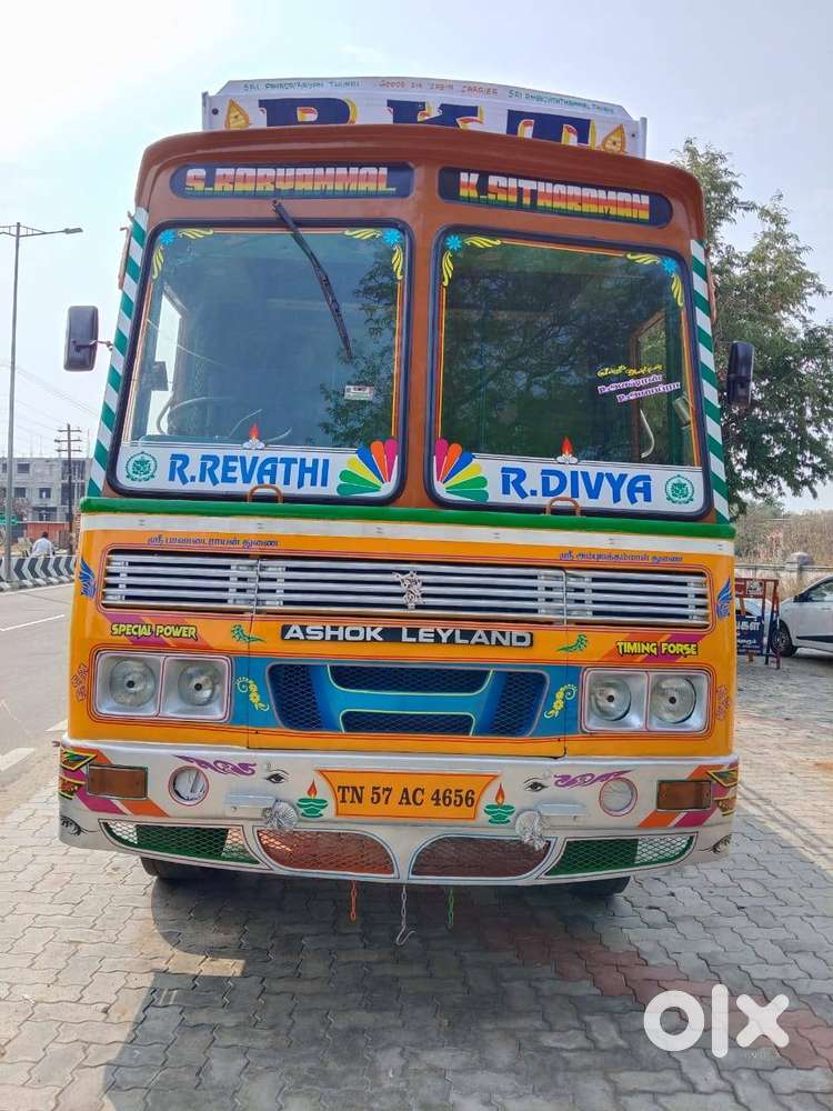 Open body 12 wheel lorry Ashok leyland latest 3118 engine - Commercial ...